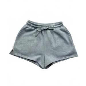 NEW SUNKISSED COCONUT girl's basic blank shorts in afternoon grey